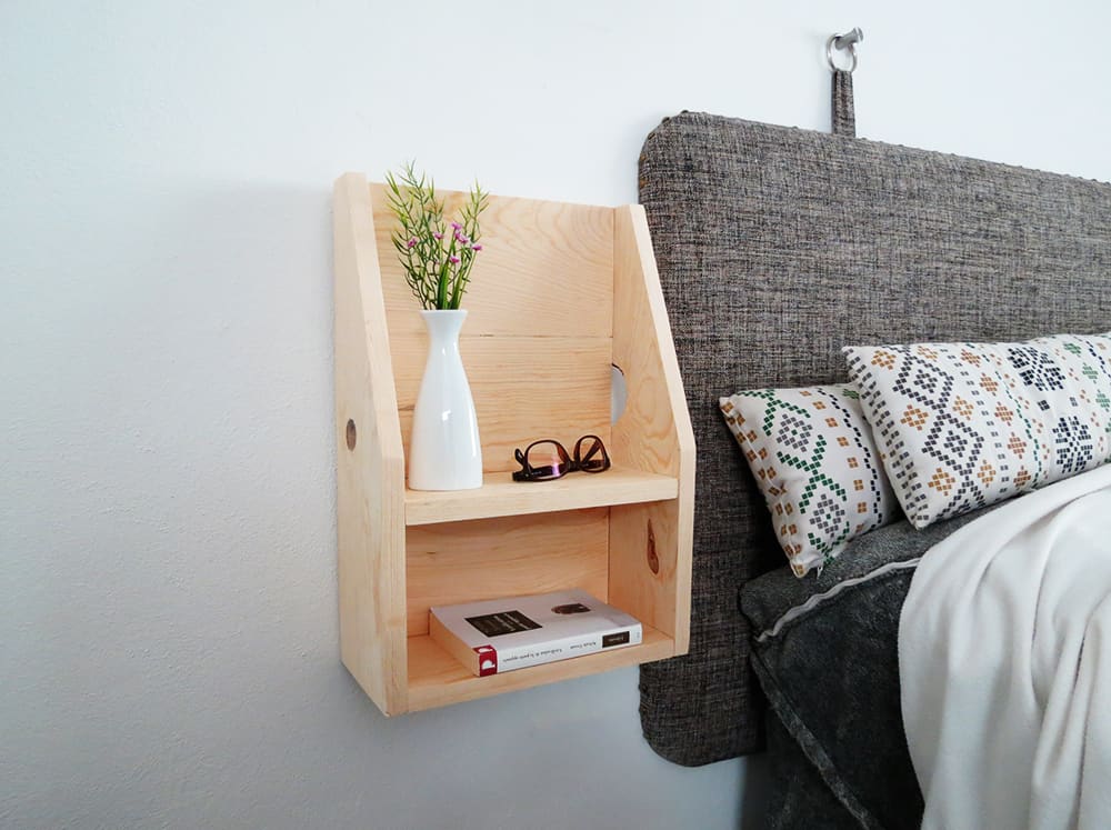 How to build a floating nightstand